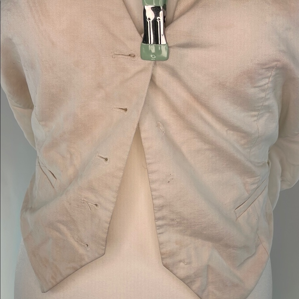 Nina Ricci Cady Drapped Open-Back Vest, 38 - Picture 5 of 10